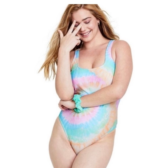 💖STONEY CLOVER lane x Target tye dye swim suit one piece large - Picture 4 of 6